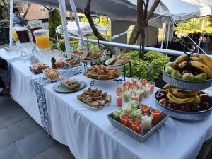 mesa de alimentos