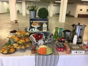 mesa de comida